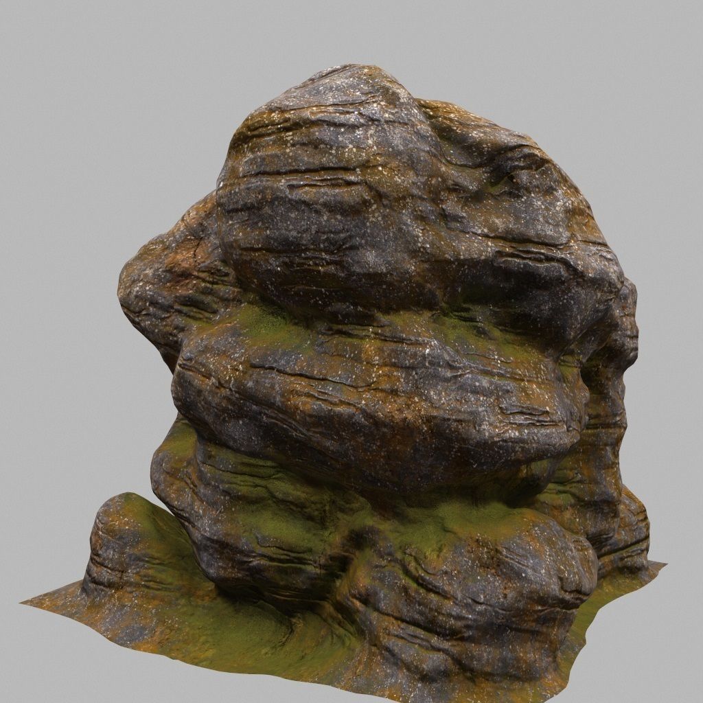 Rock 3D model_7