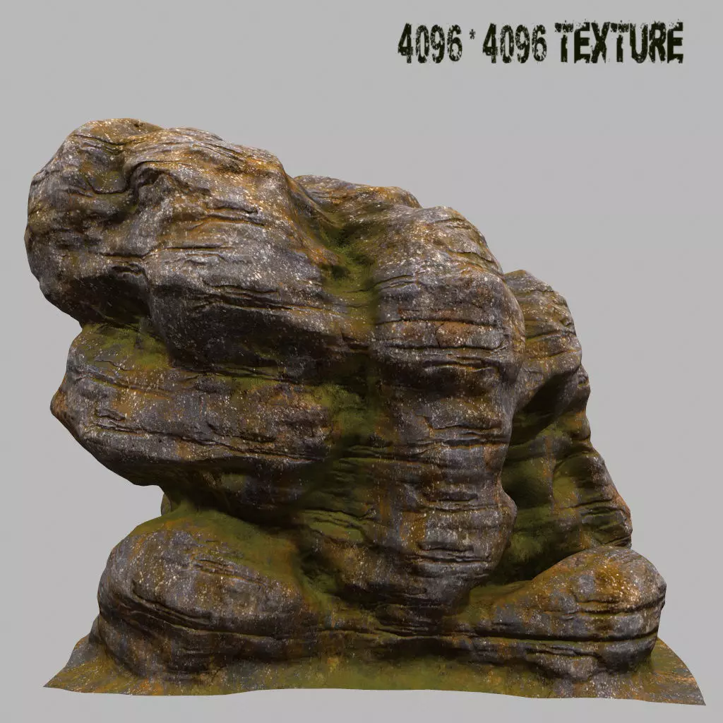 Rock 3D model_0