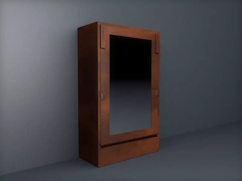 recessed bed 3D model