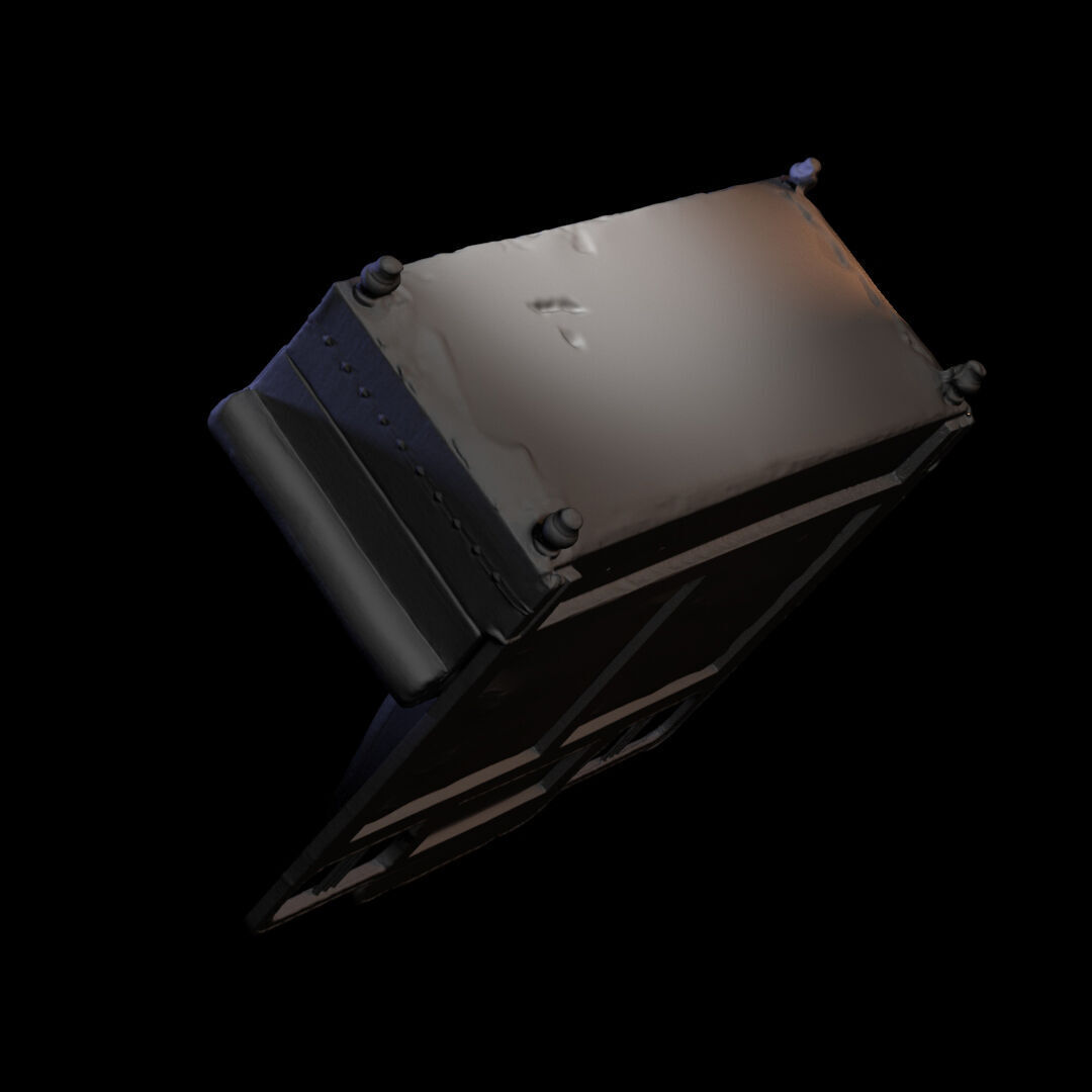 Furniture 052 wooden  armchair 3D print model_6