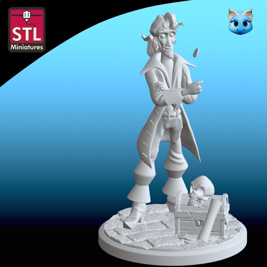 STL Files Inspired by Monkey Island and Guybrush Threepwood 3D print model_5