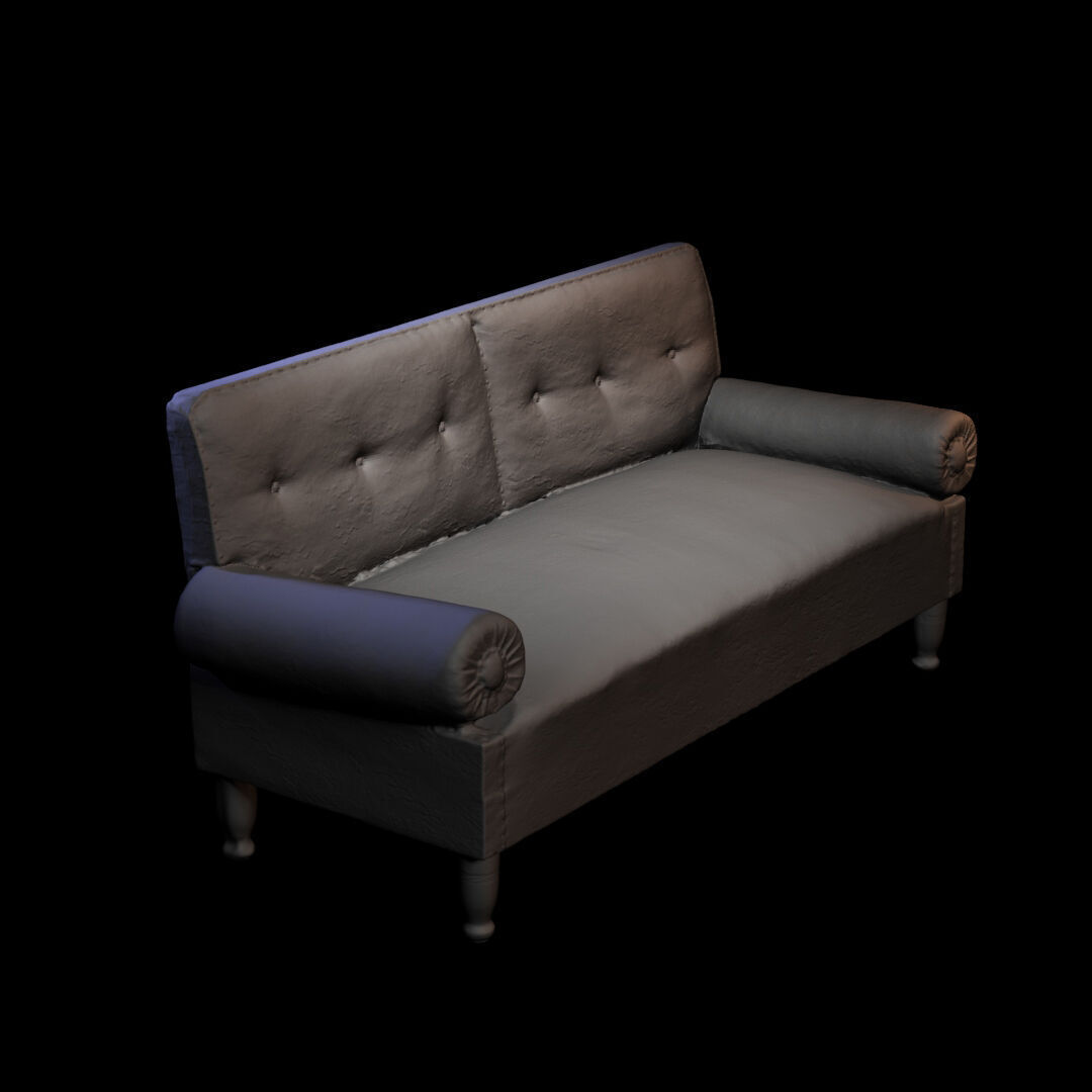 Furniture 053 wooden armchair 3D print model_5