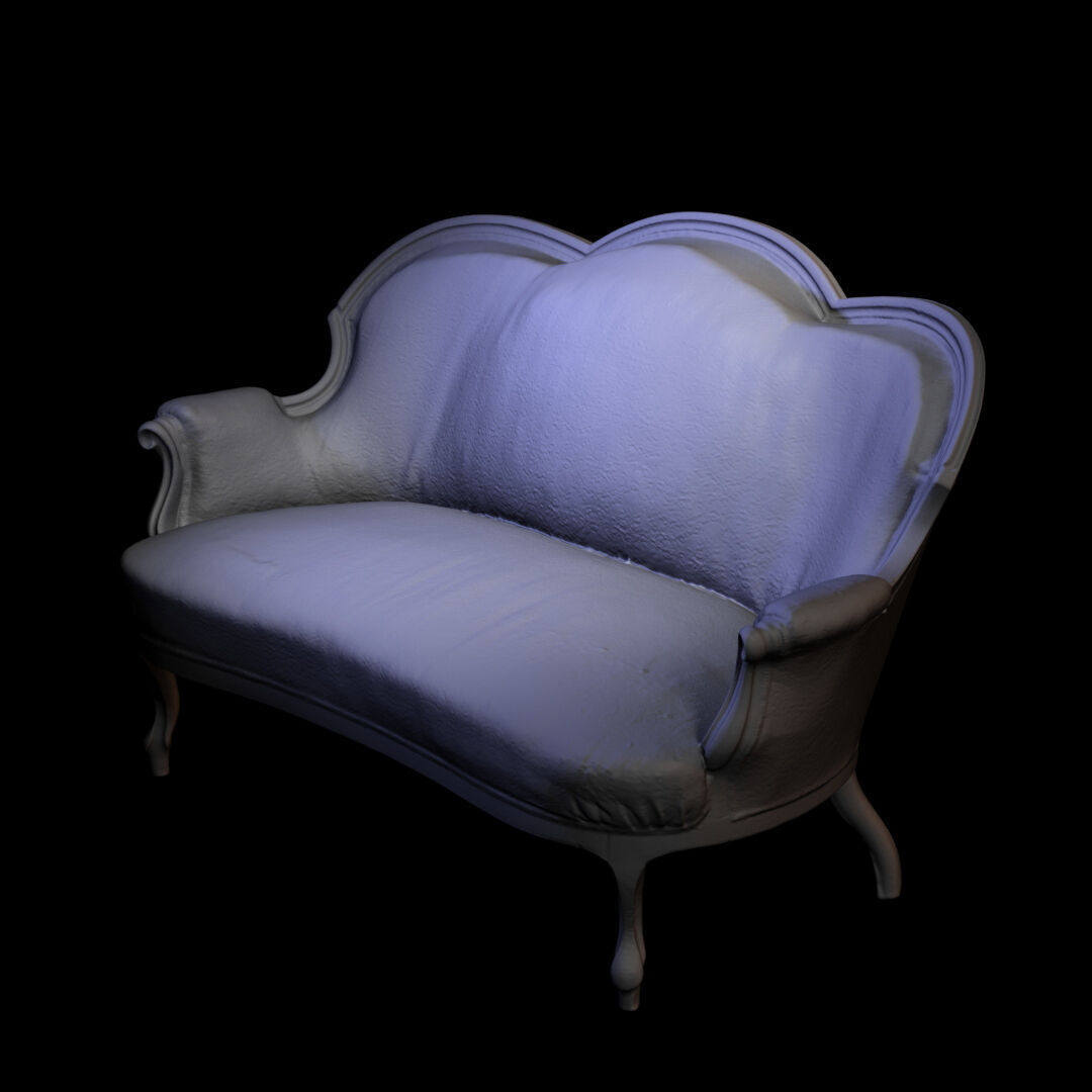 Furniture 038 wooden armchair 3D print model_3