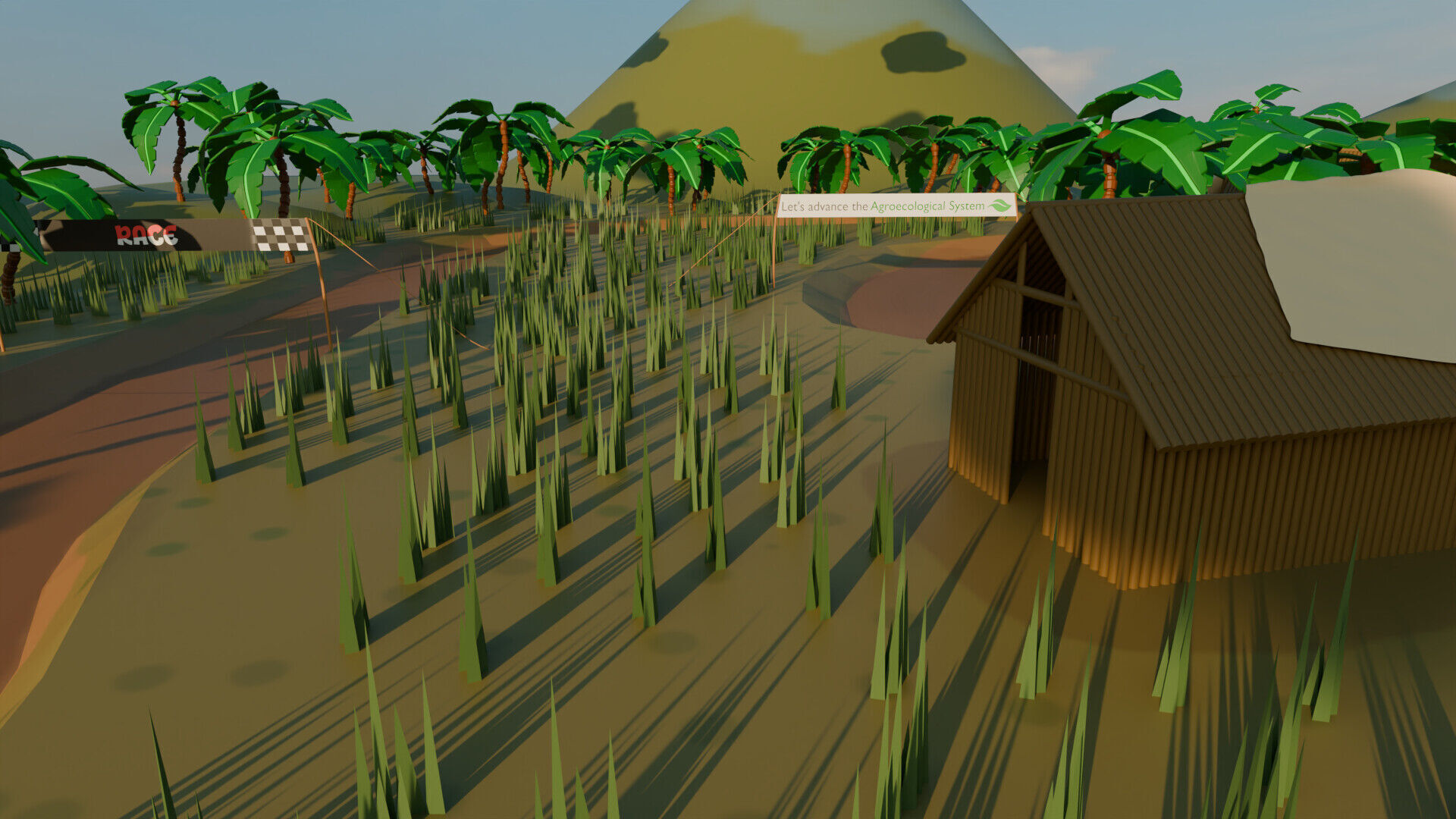 Rice Fields - 3D Environments Low-poly 3D model_3