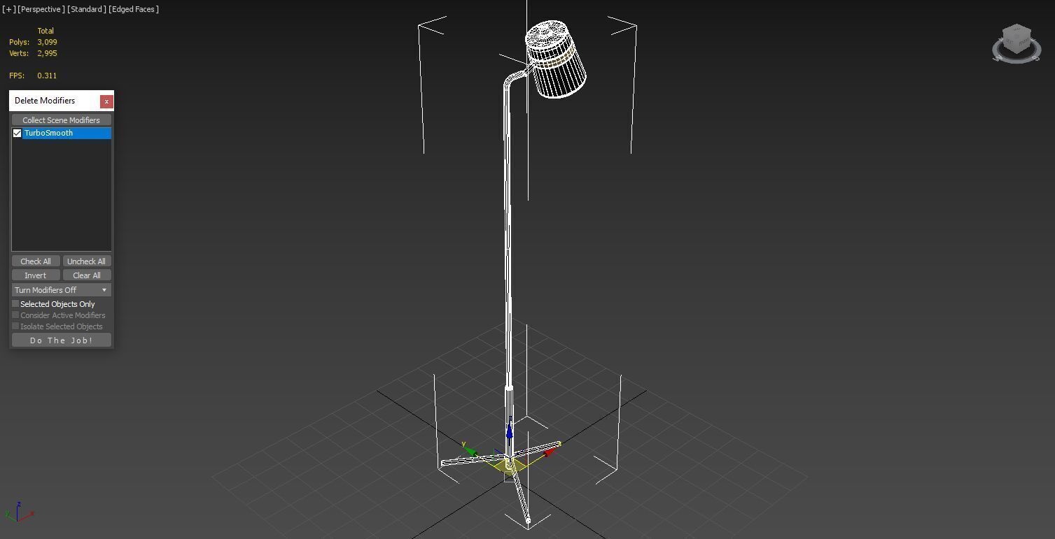 Pacific Coast Lighting Bexley Floor Lamp 3D model_7