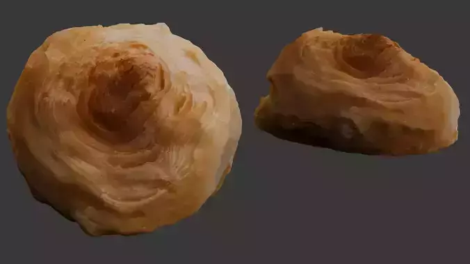 Root Vegetable Slice 3D Model