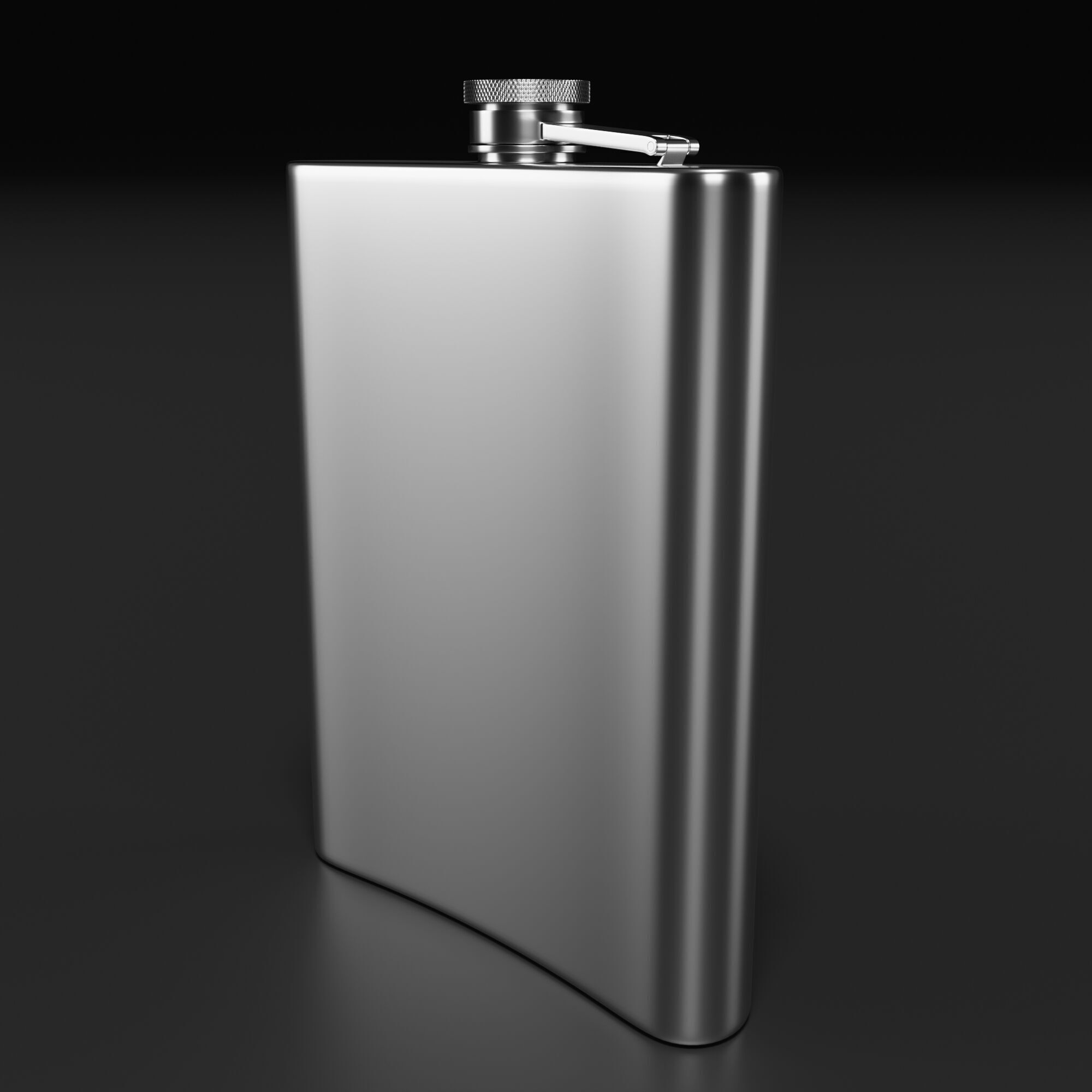 Hip Flask 3D model_5