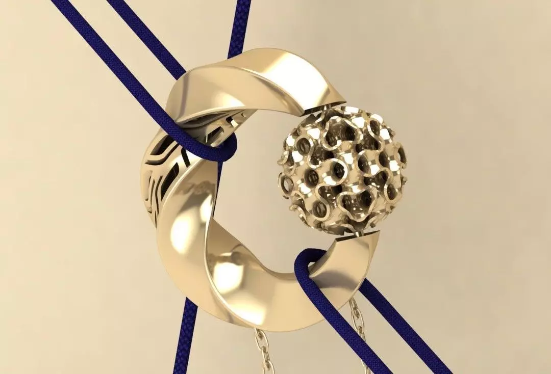 Eclipse Entanglement pendant 3D print model