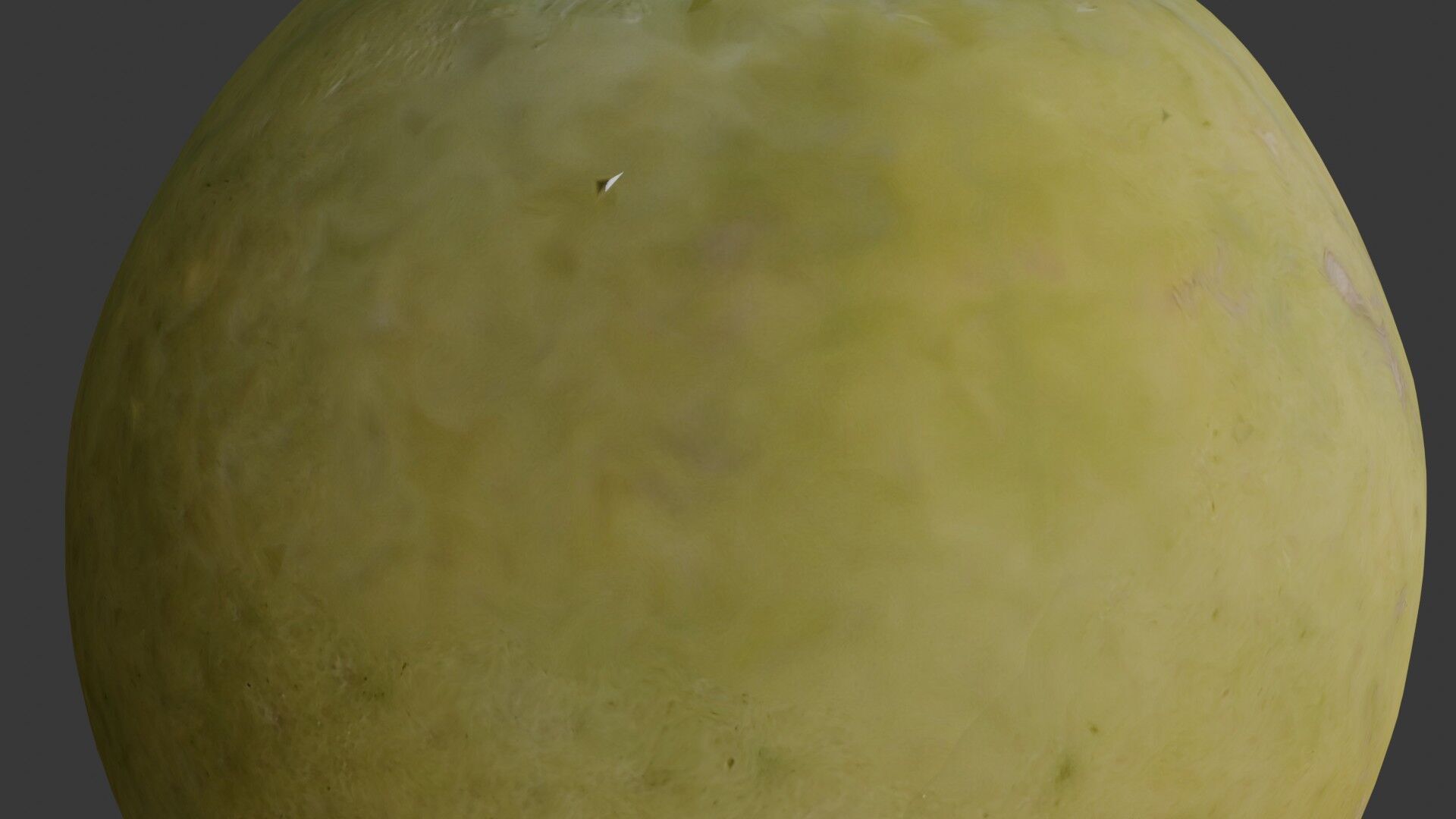 Green Apple 3D Model Low-poly 3D model_3