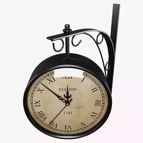 Antique Clock Station