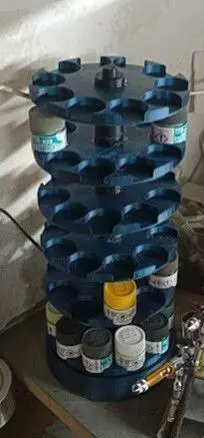 Paint Rack Spinner 3D print model