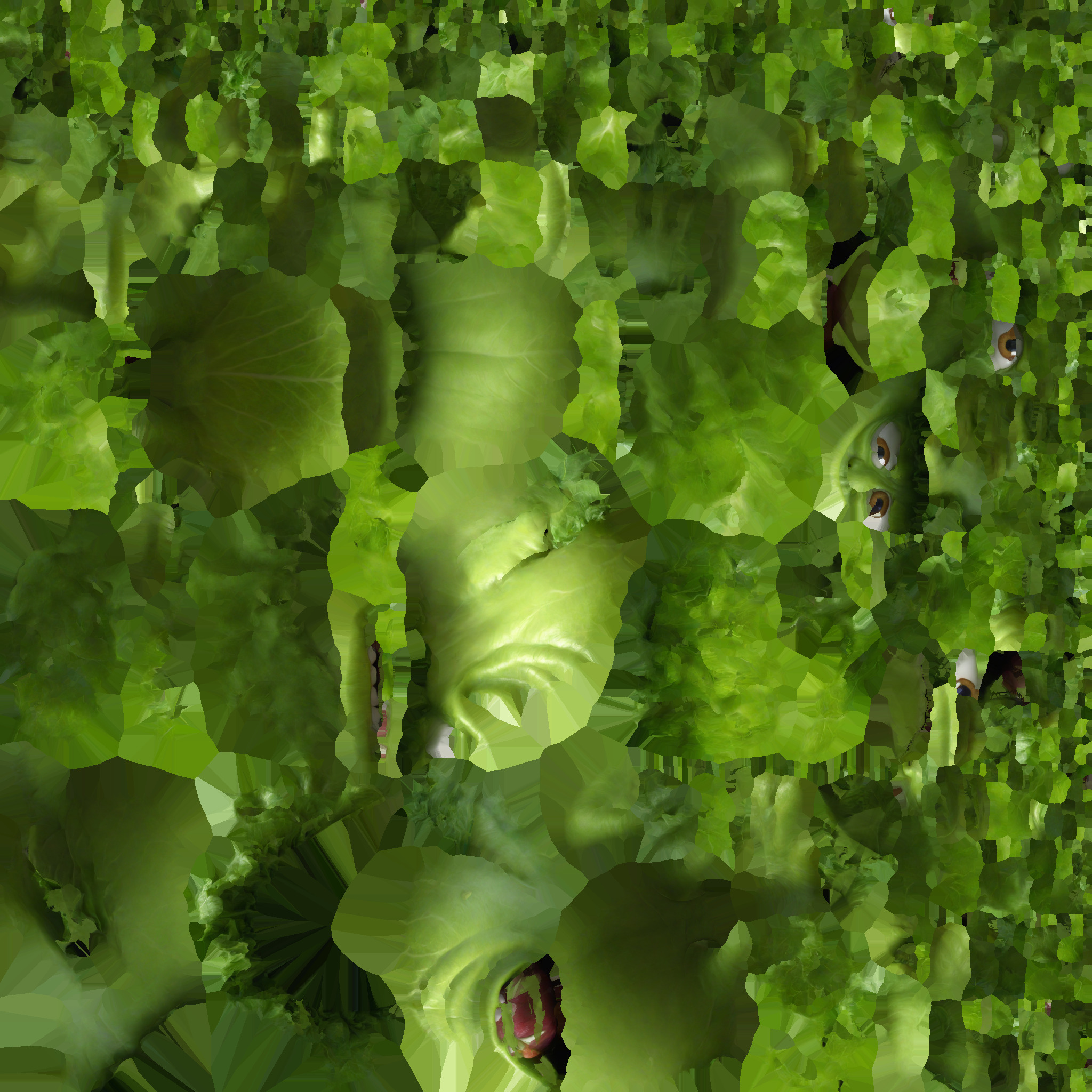 3d Model Cute Lettuce Monster For Halloween Party 3D model_8