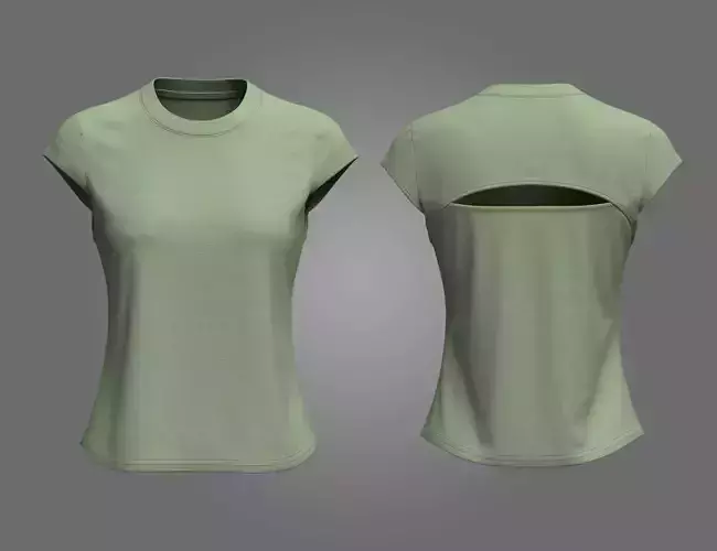 Female Cap Sleeve T-shirt