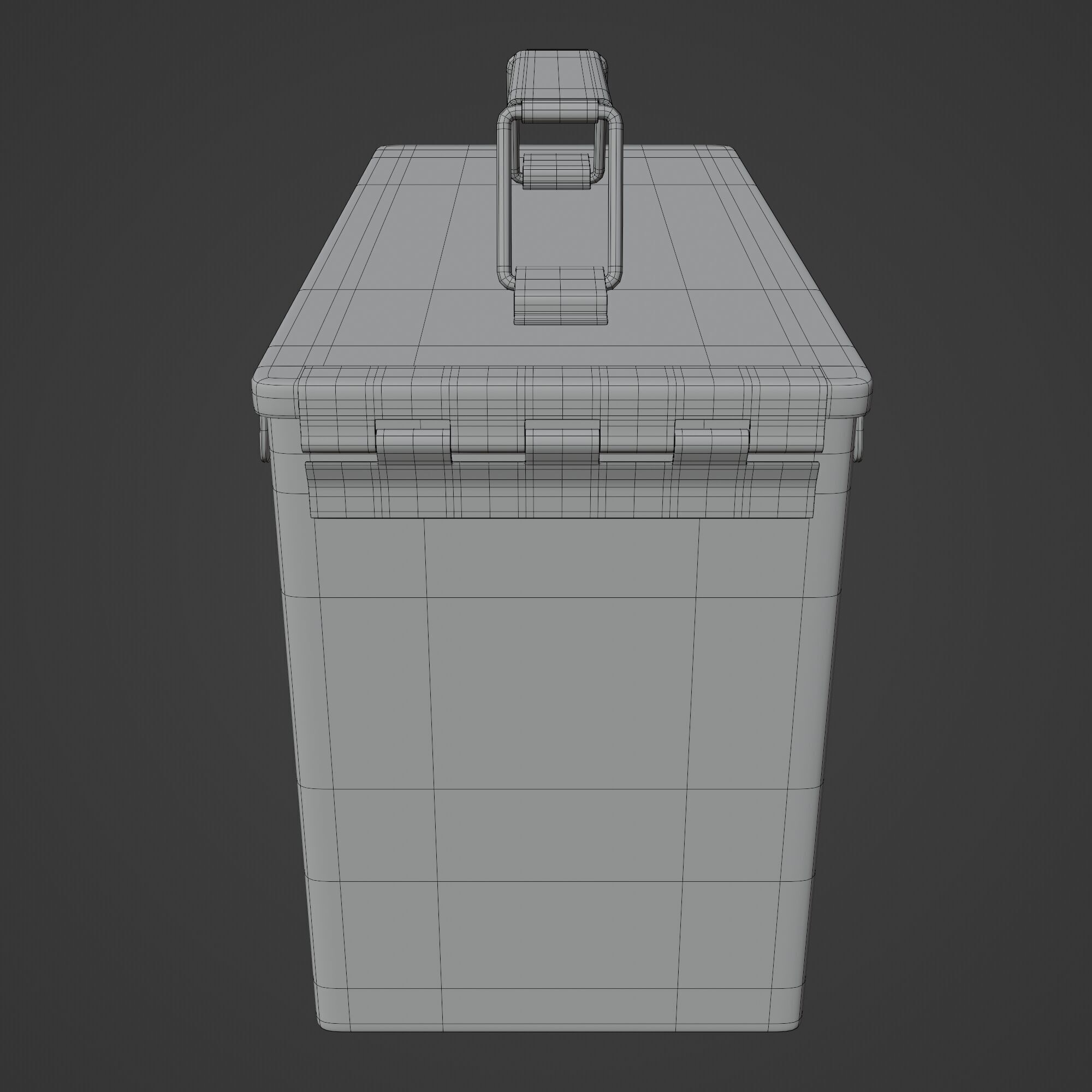 Metal Ammunition Case 3D model_12