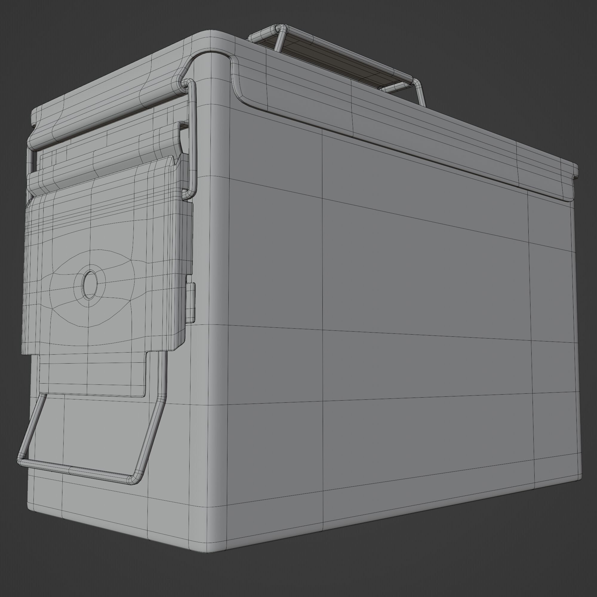 Metal Ammunition Case 3D model_15