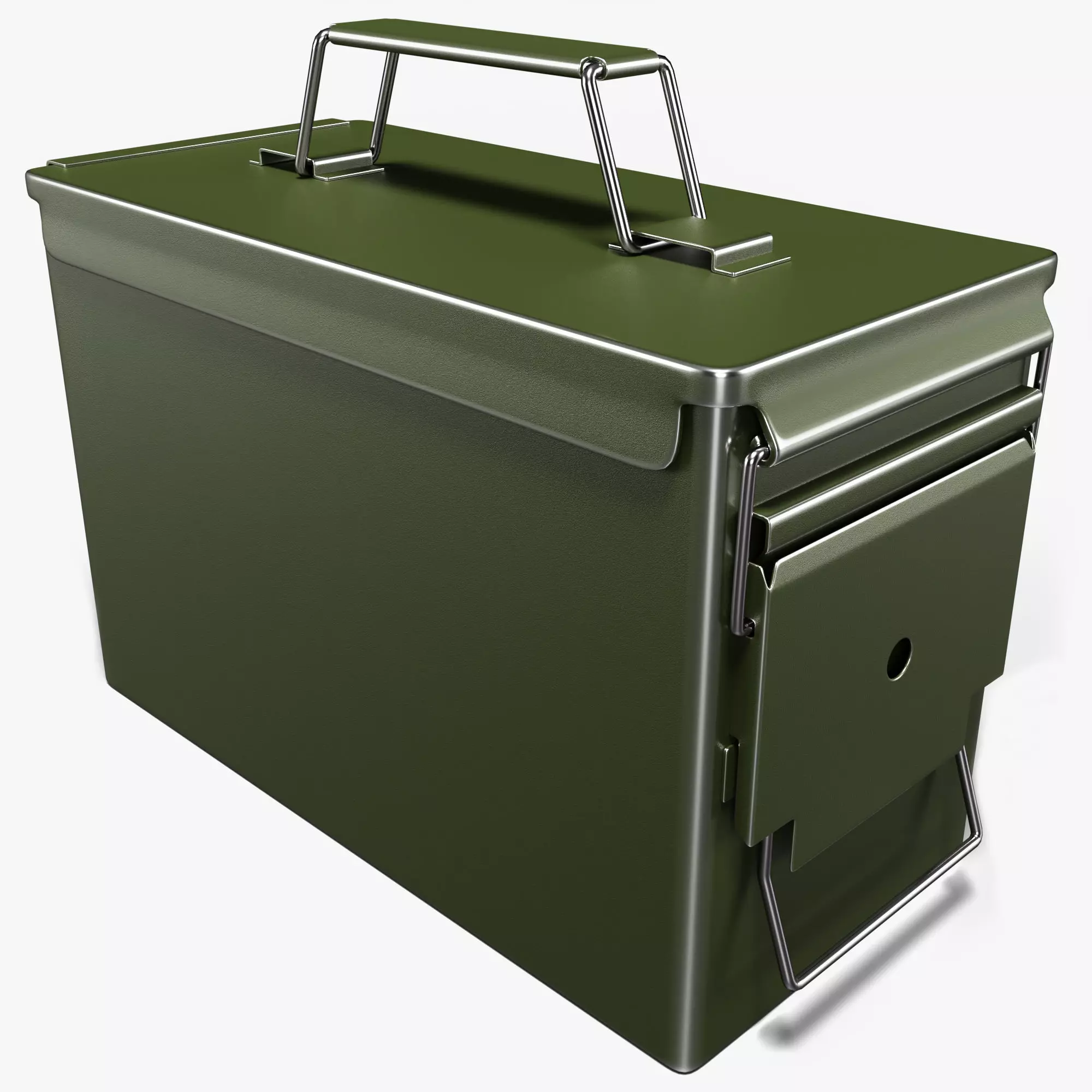 Metal Ammunition Case 3D model_0