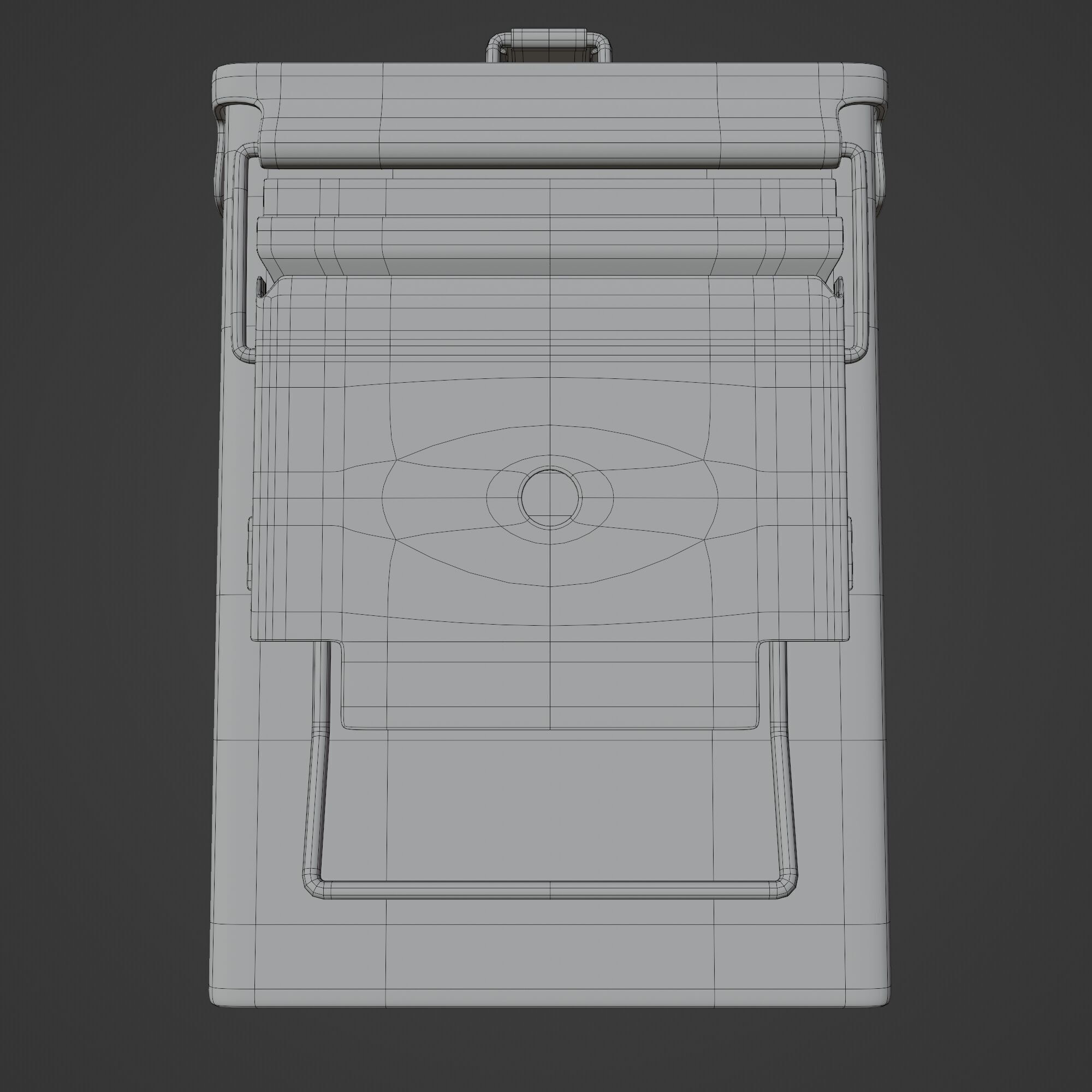 Metal Ammunition Case 3D model_16