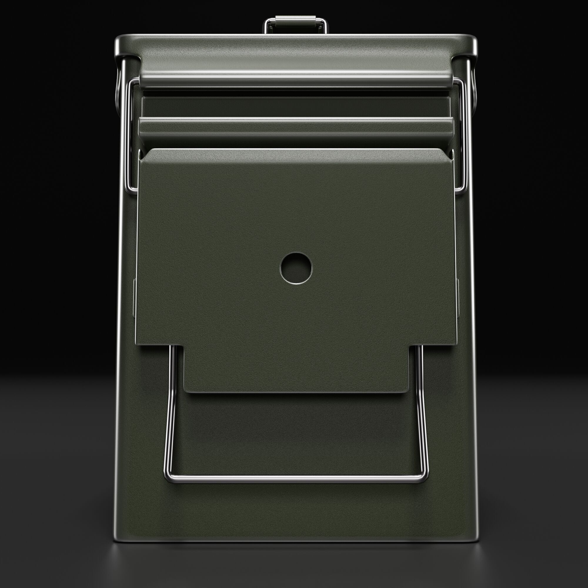 Metal Ammunition Case 3D model_8