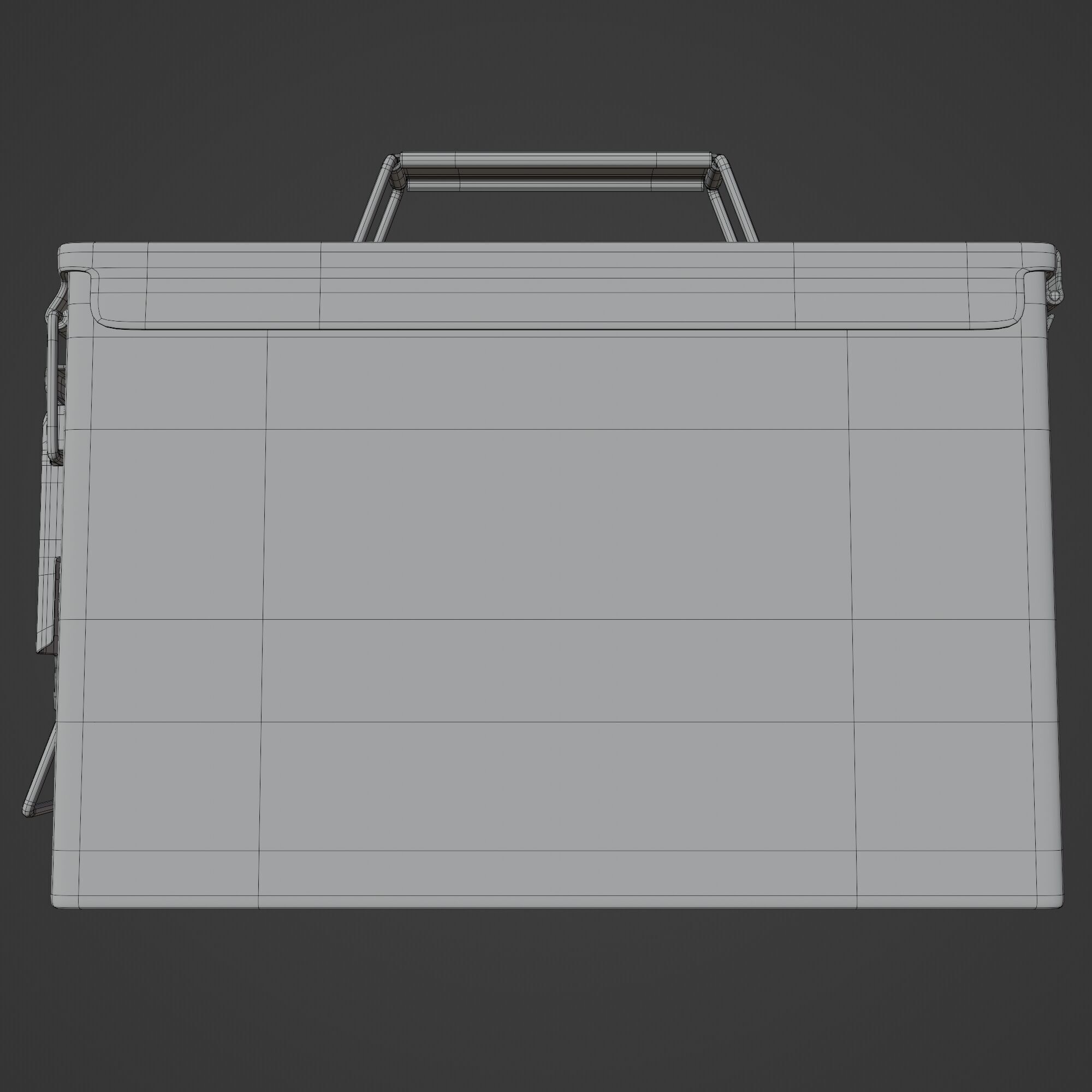 Metal Ammunition Case 3D model_14
