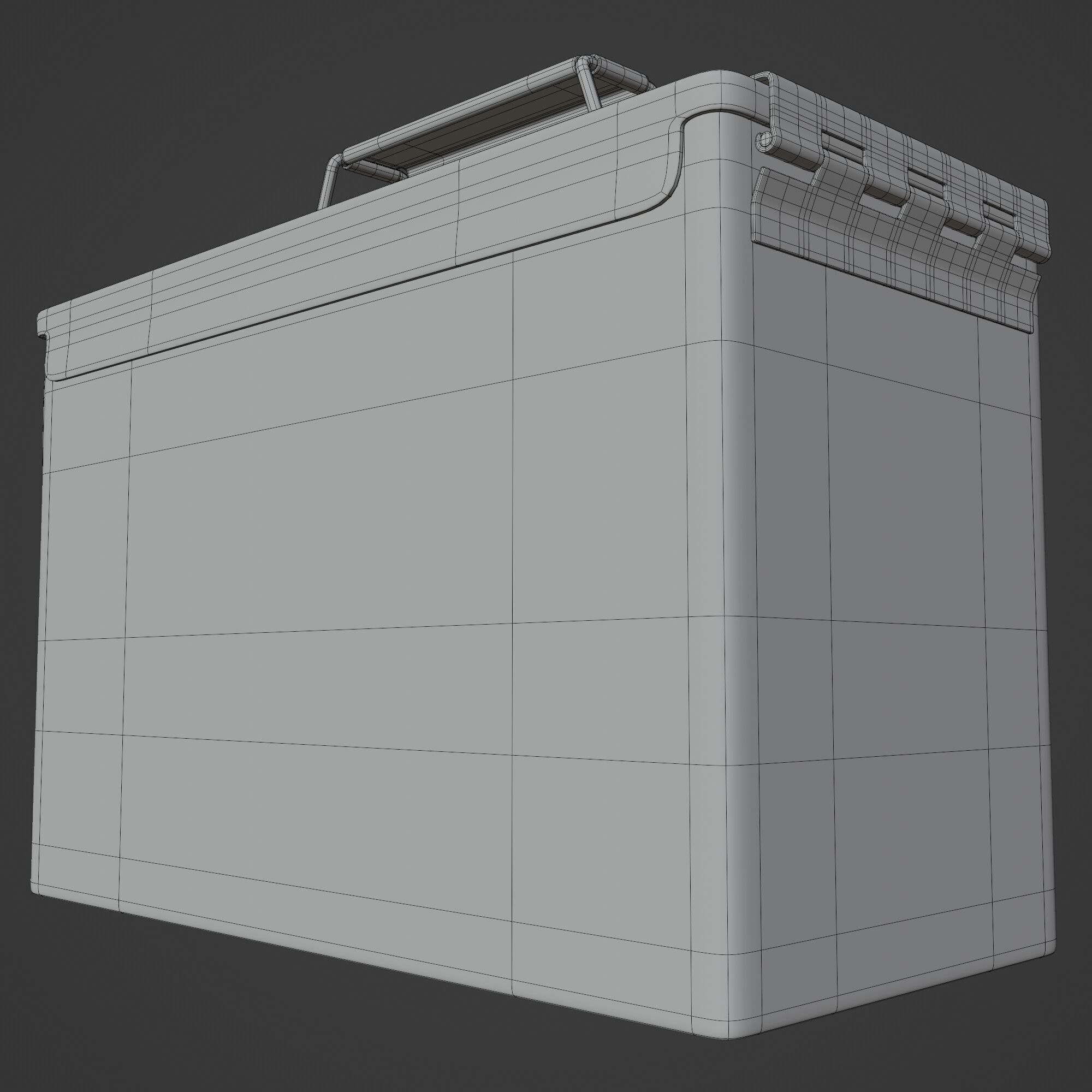 Metal Ammunition Case 3D model_13