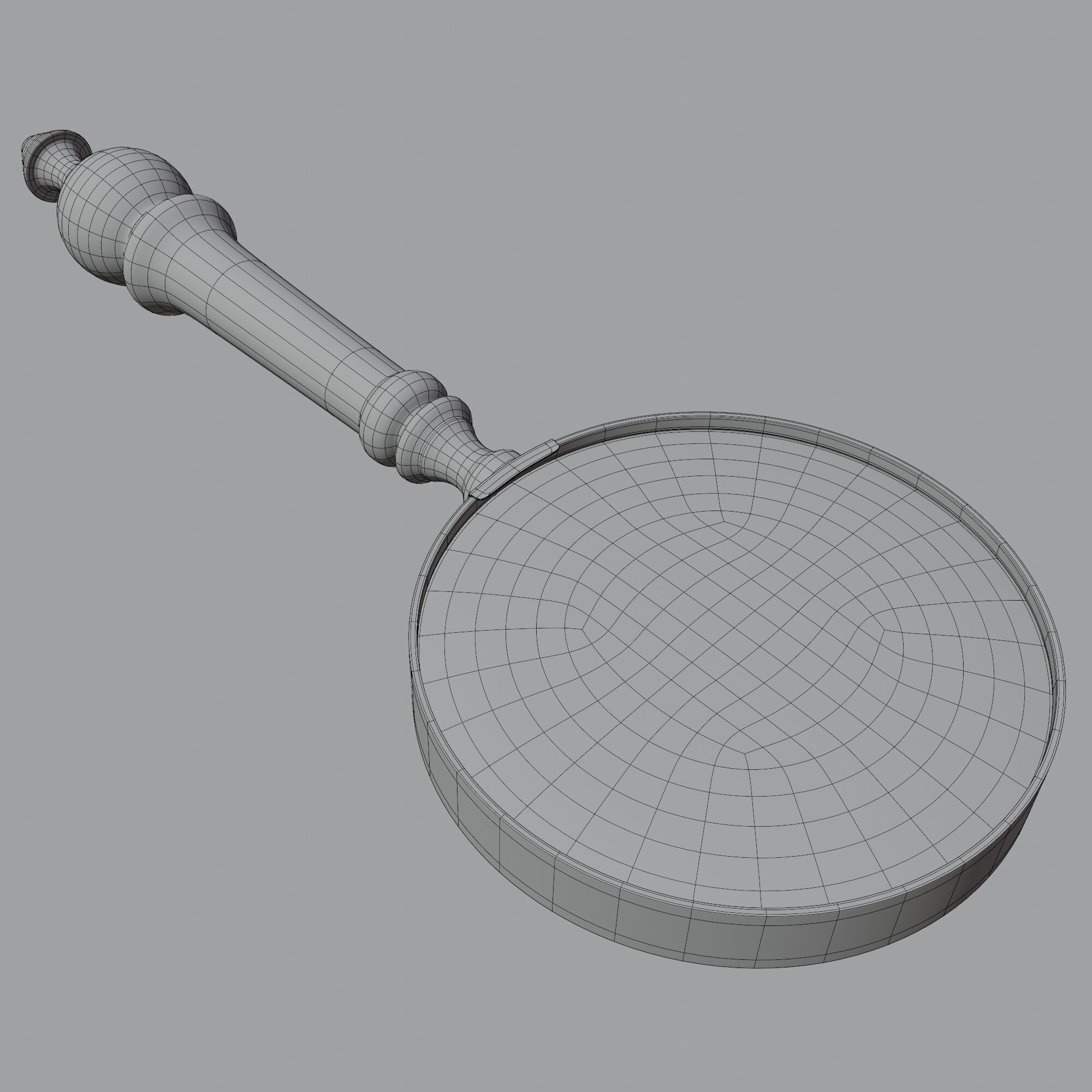 Handheld Magnifying Glass 3D model_12