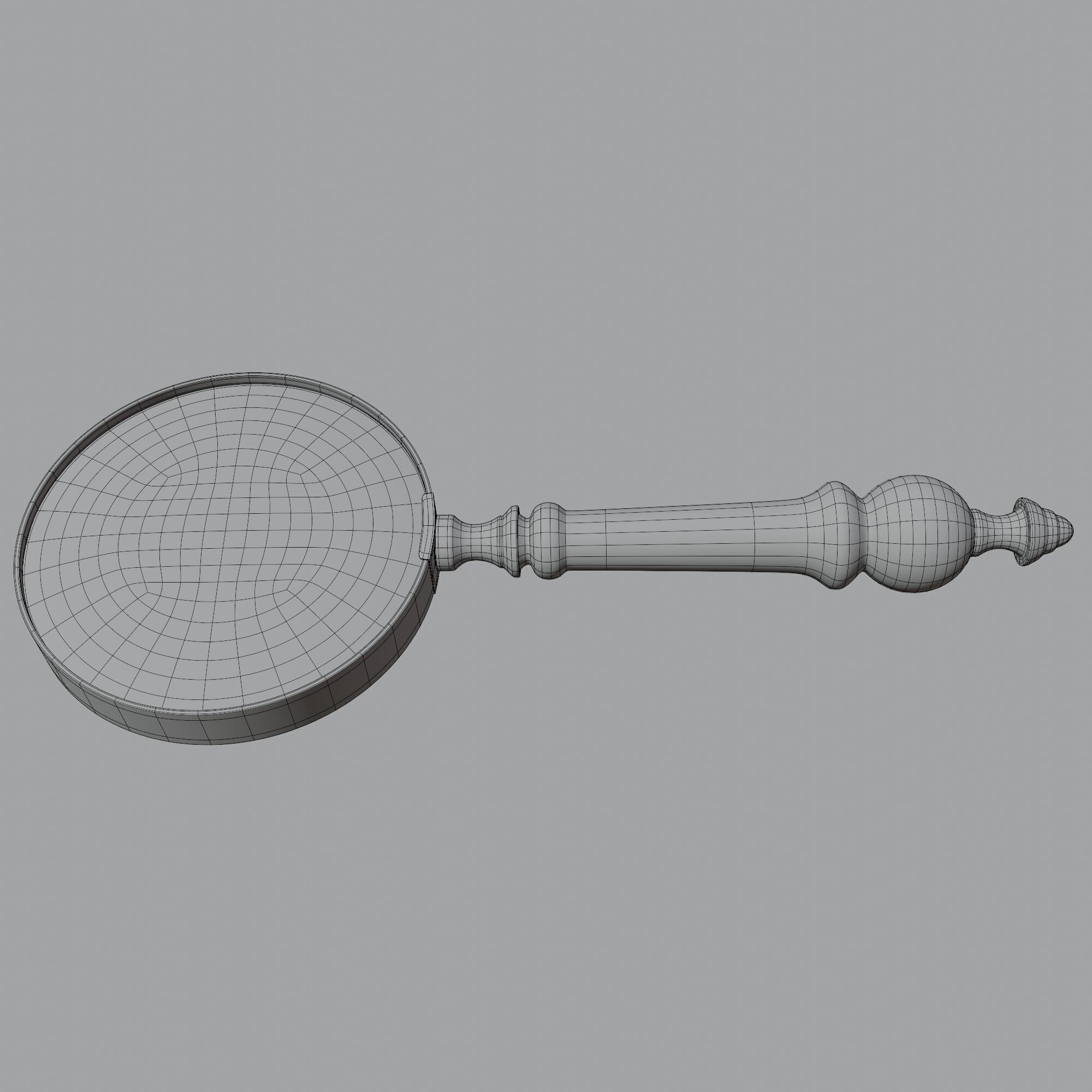 Handheld Magnifying Glass 3D model_9