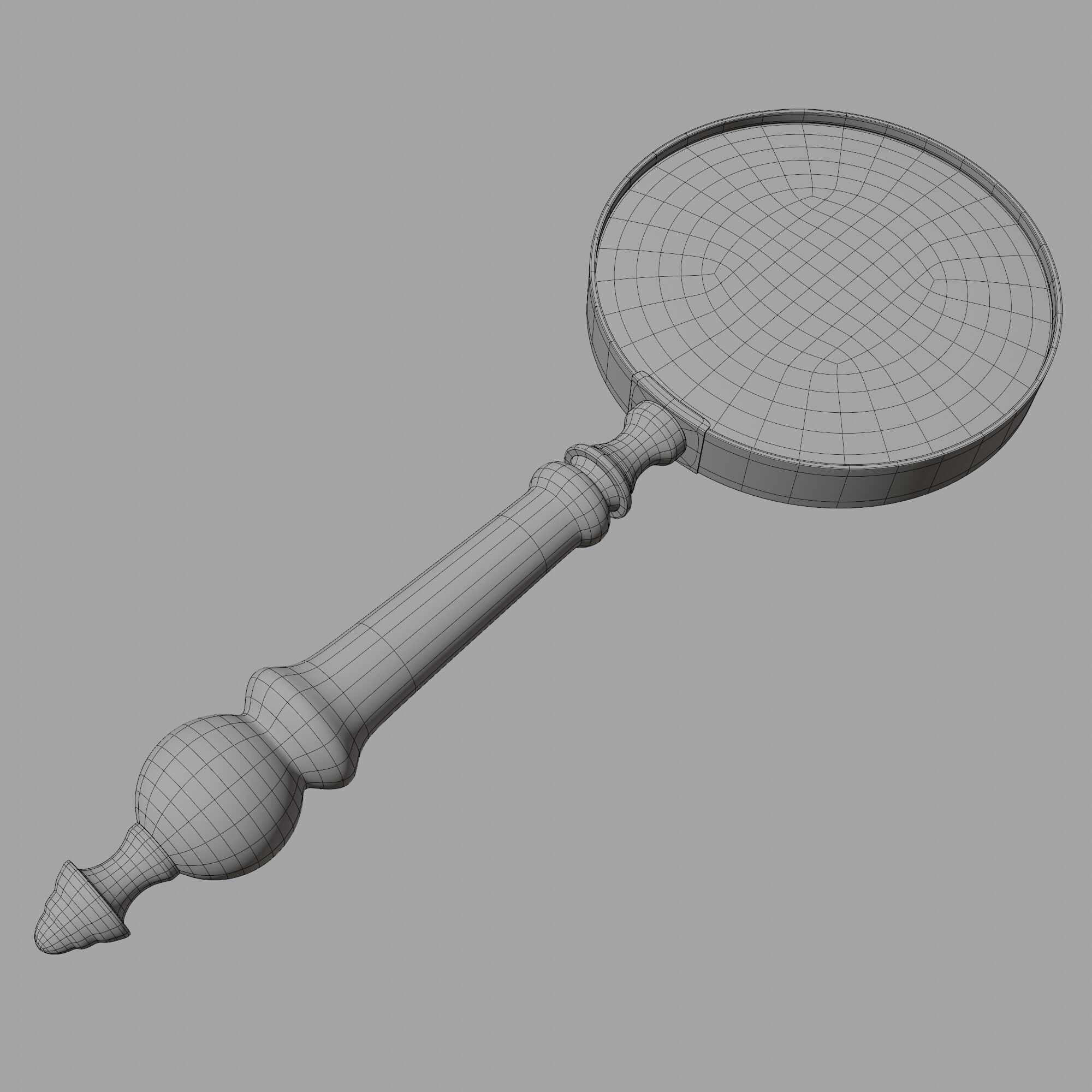 Handheld Magnifying Glass 3D model_14