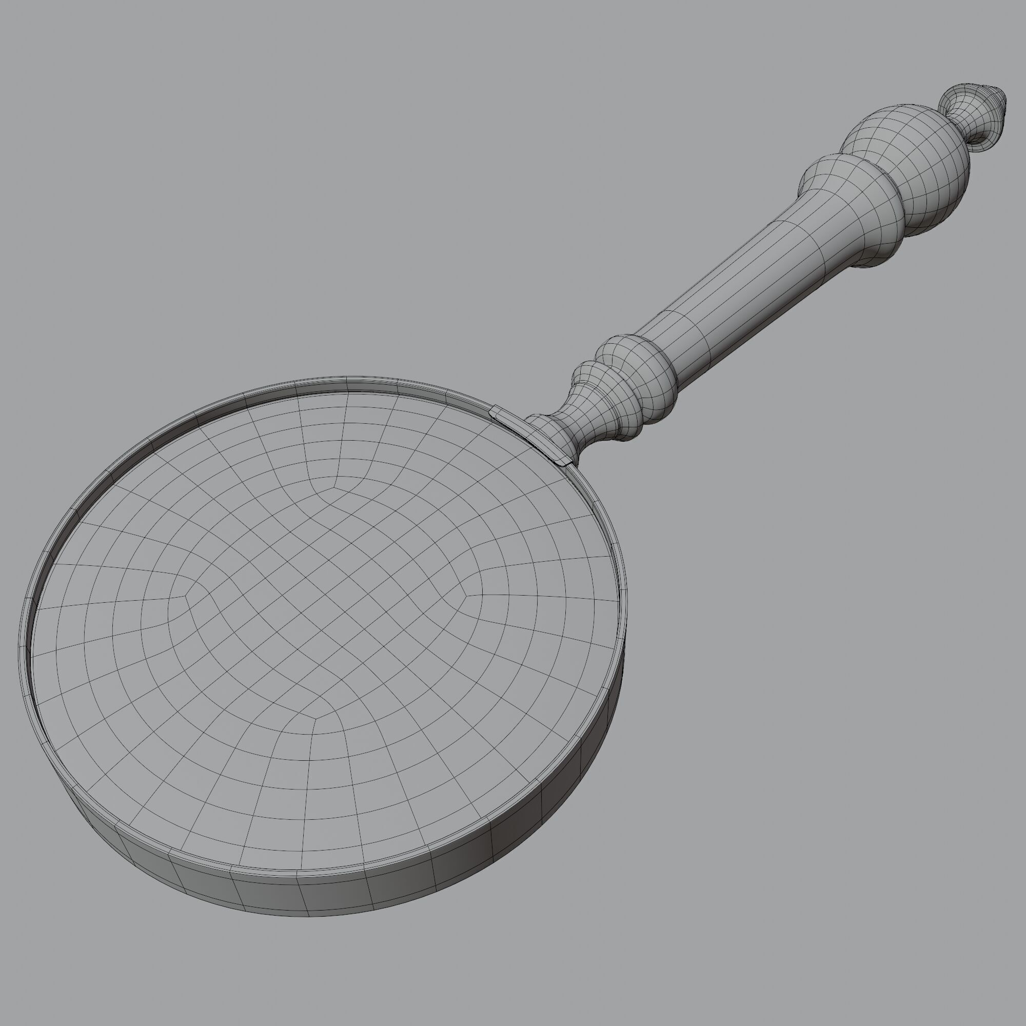Handheld Magnifying Glass 3D model_10