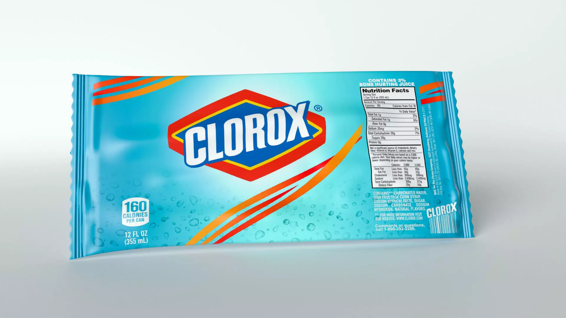 Clorox Sachet 3D model_0