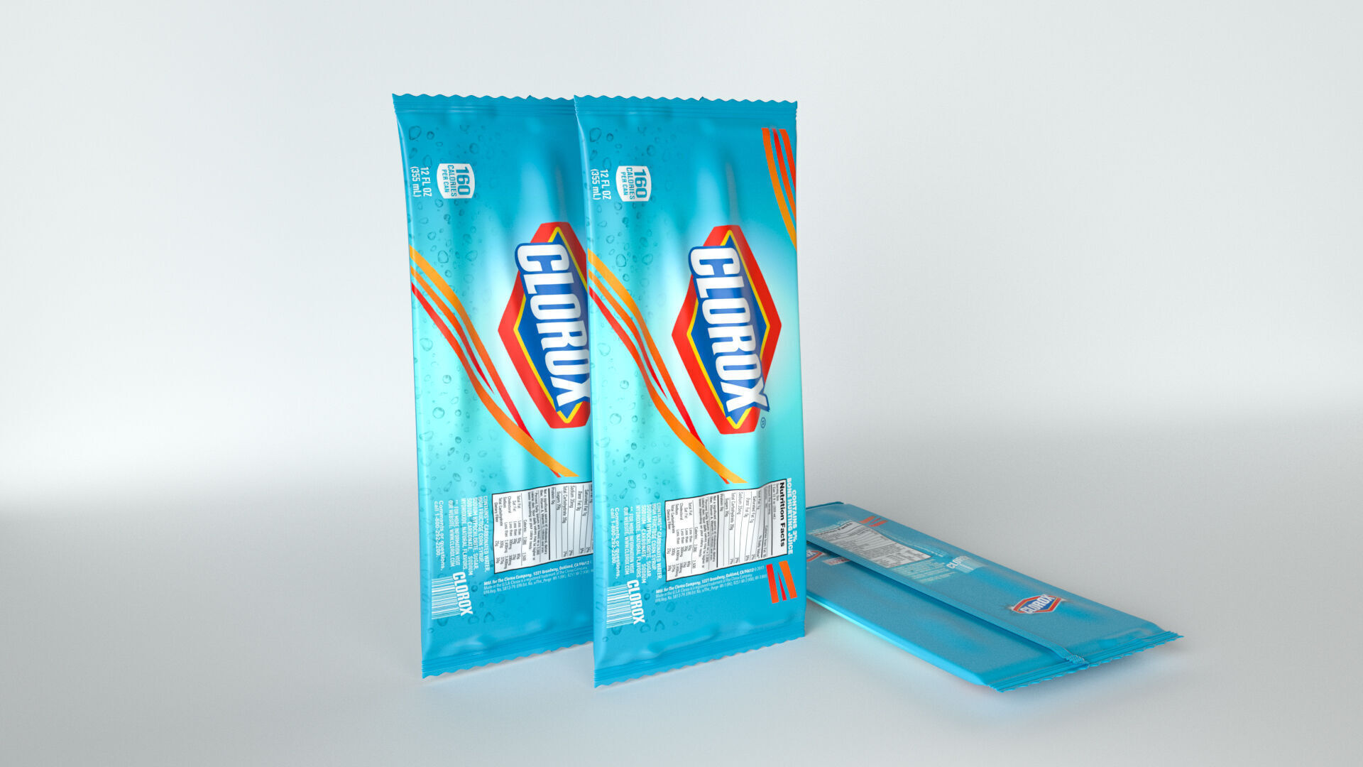 Clorox Sachet 3D model_3