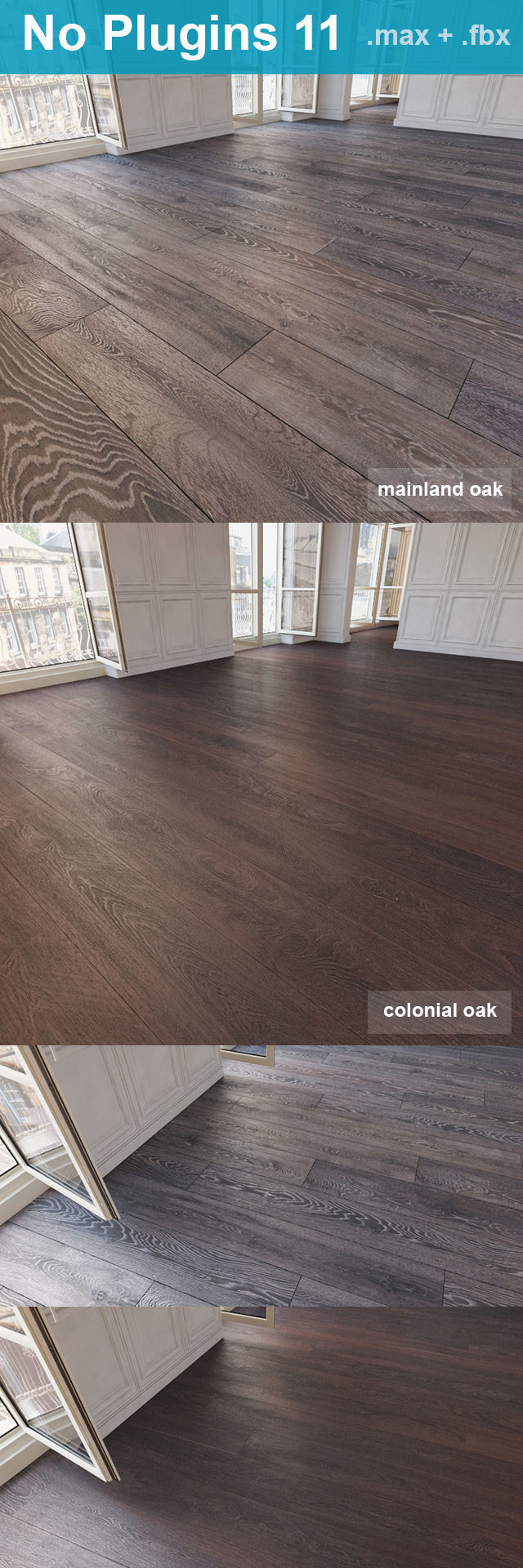 Parquet Floor 11 WITHOUT PLUGINS 3D model_3