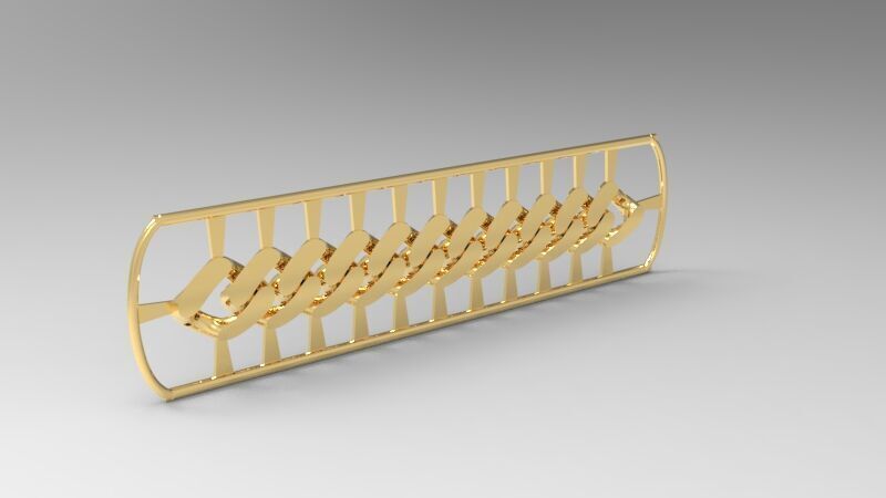 CD Bracelet Necklace Design Collection  3D print model_7