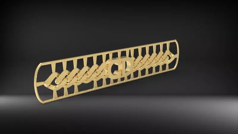 CD Bracelet Necklace Design Collection  3D print model_0