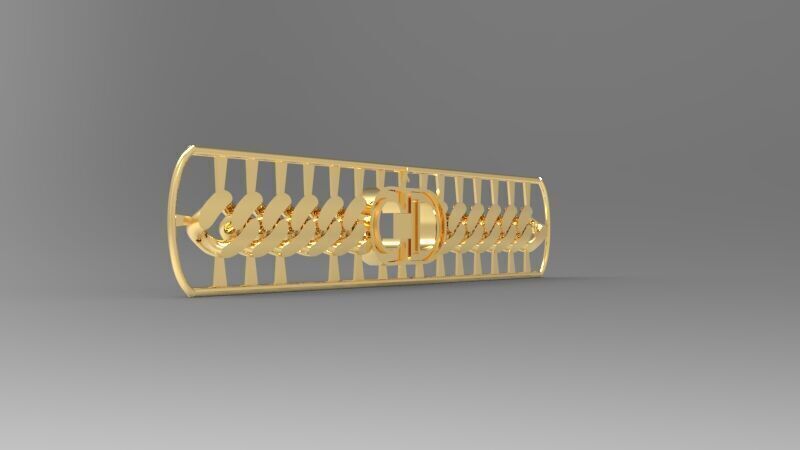 CD Bracelet Necklace Design Collection  3D print model_3