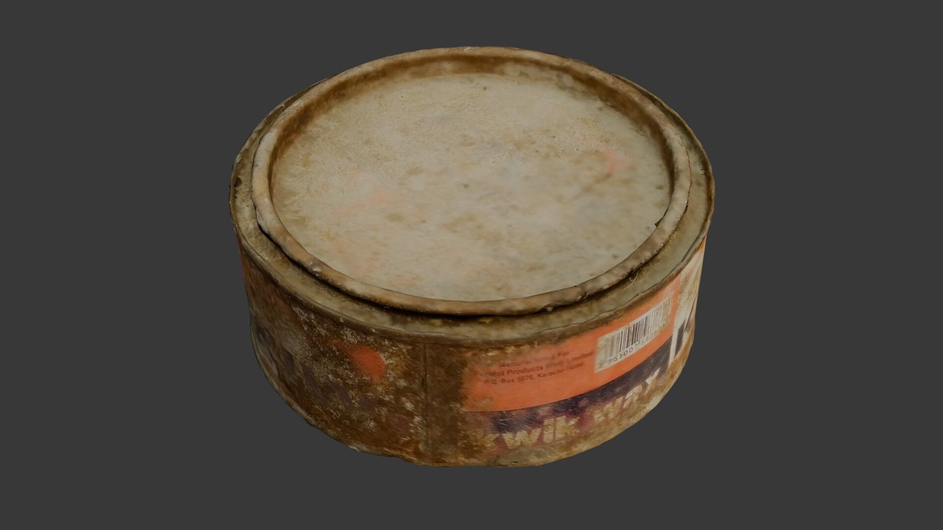 Vintage Wax Can 3D Model Low-poly 3D model_1