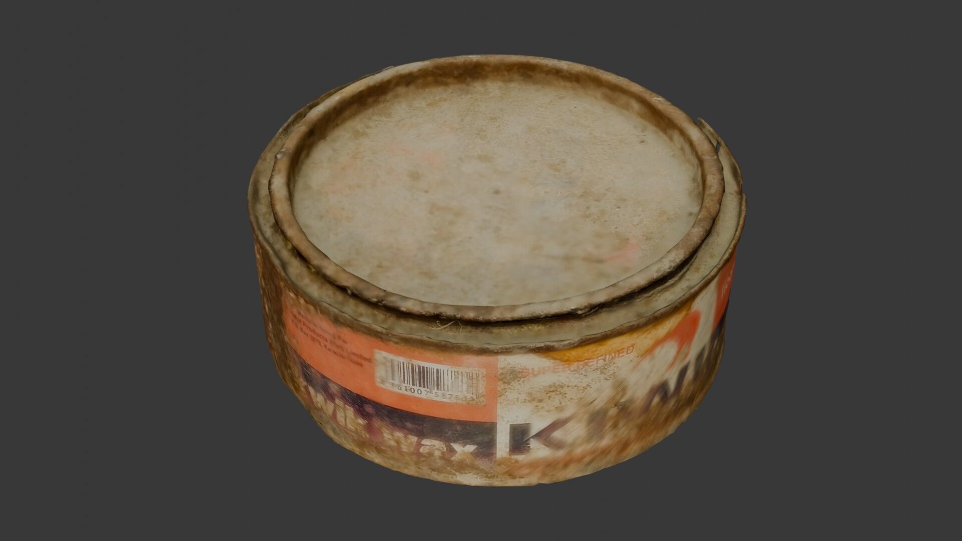 Vintage Wax Can 3D Model Low-poly 3D model_4
