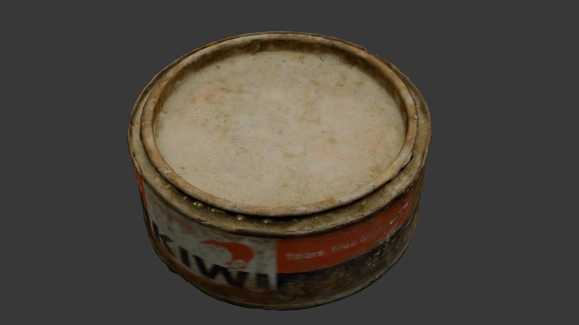 Vintage Wax Can 3D Model Low-poly 3D model_7