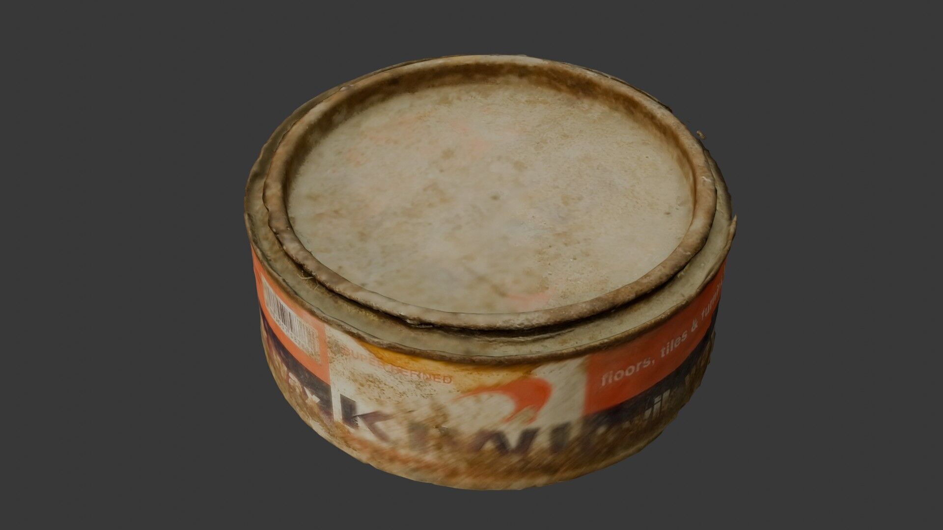 Vintage Wax Can 3D Model Low-poly 3D model_5
