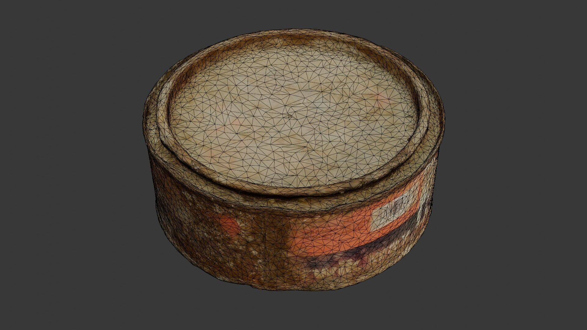 Vintage Wax Can 3D Model Low-poly 3D model_2