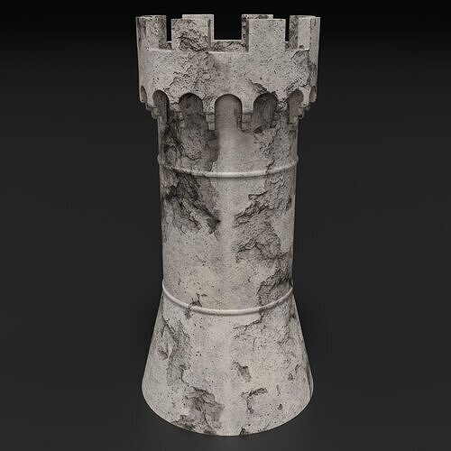 Medieval Tower 3D model 5