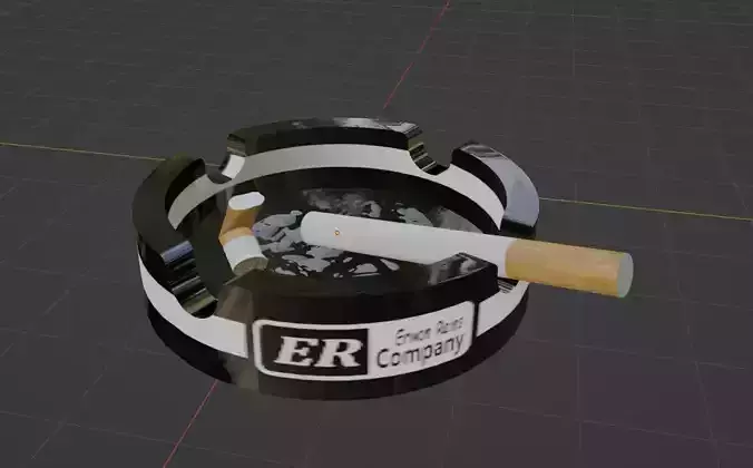 Cendrier avec cigarettes