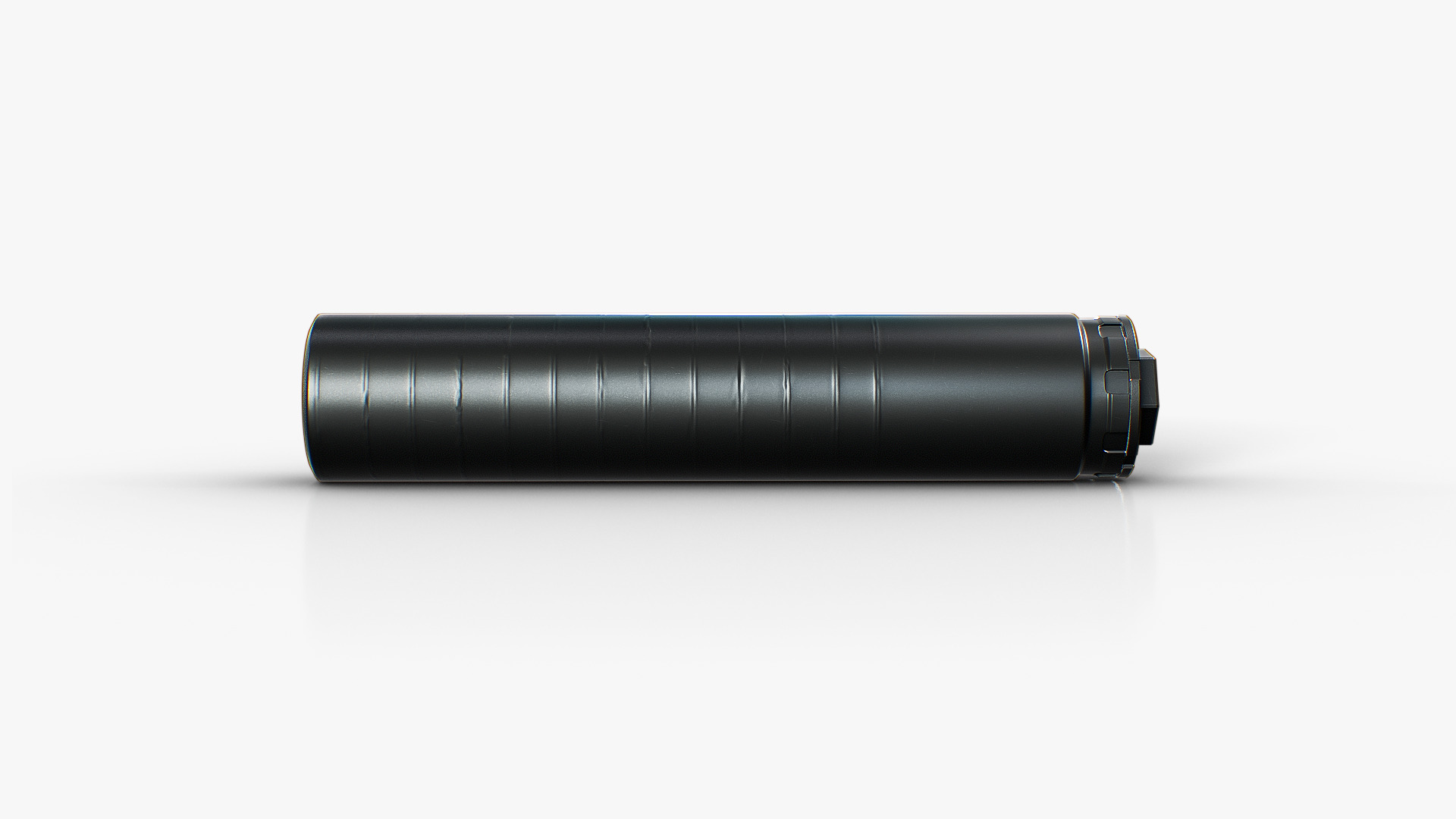 Primal 458 caliber suppressor Low-poly 3D model_4