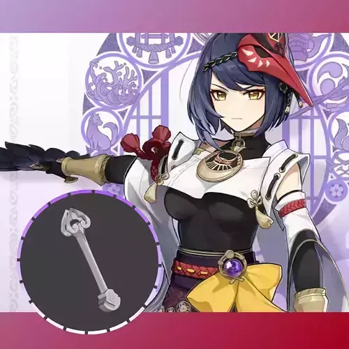 Kujou Sara Fan - Handle Part