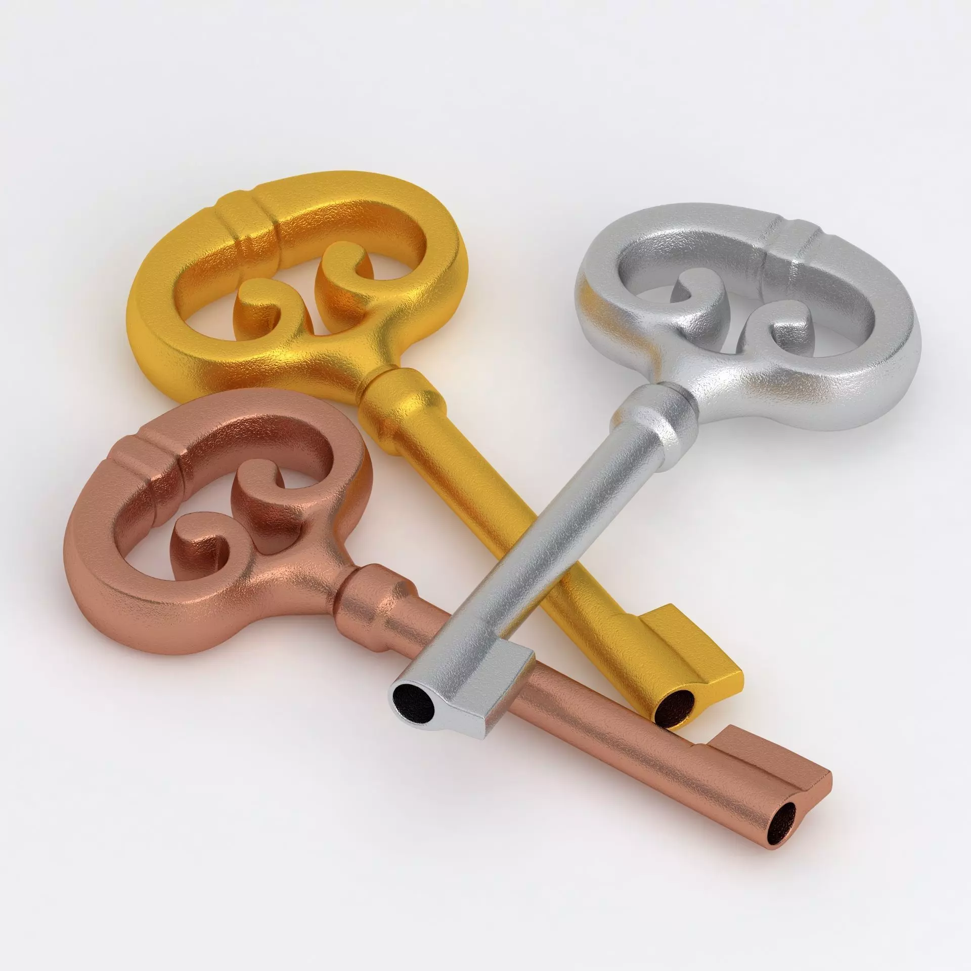 Key 01 Collection 3D model_0