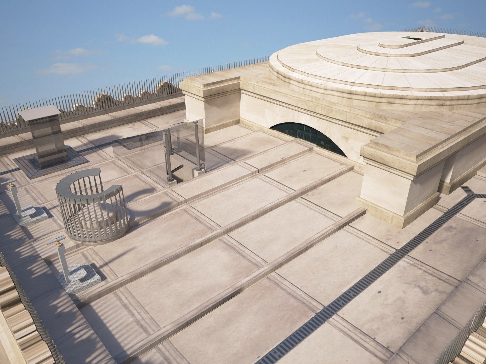 Paris Triumphal Arch 3D model_7