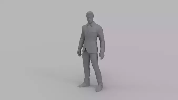 Elegant Businessman - 3D Printable Figure