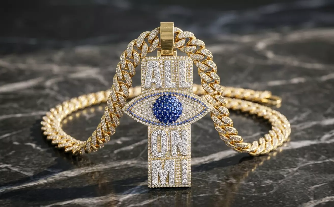 pendant iced All eyes on mi 3D print model