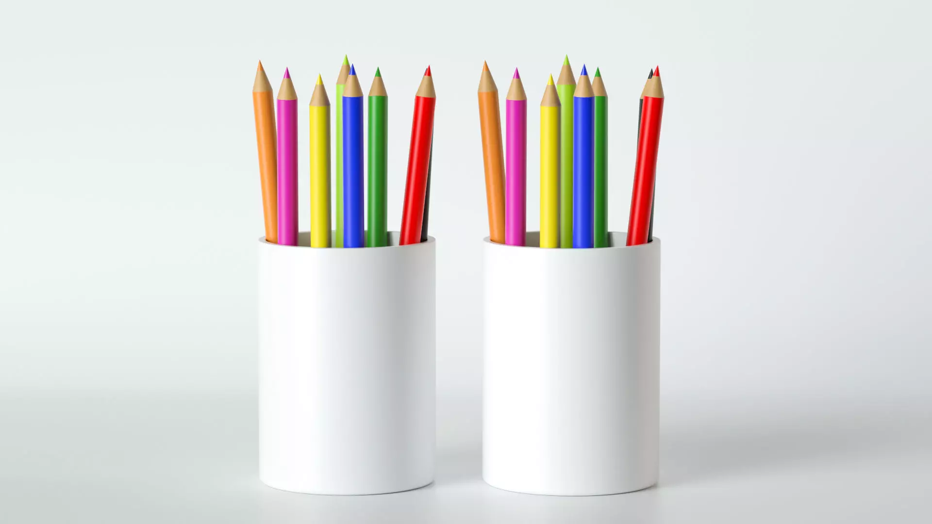 Colored Pencil Box 3D model_0