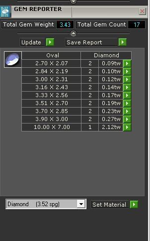 Engagement Ring With Oval Diamond Around It 3D model_4