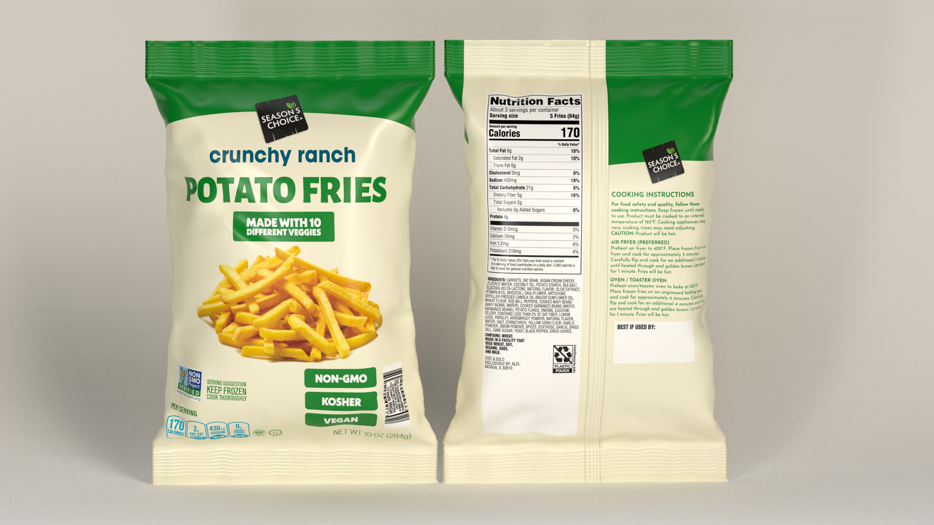 Ultra-Realistic Potato Chips Package Low-poly 3D model_1